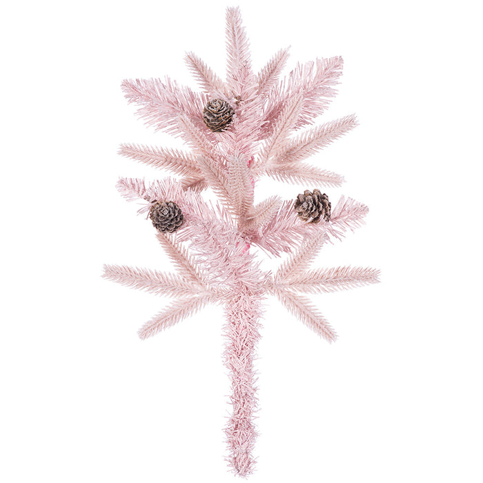 16" Rushmore Pine Artificial Stem -Blush (Pack of 12) - YSB016-BS