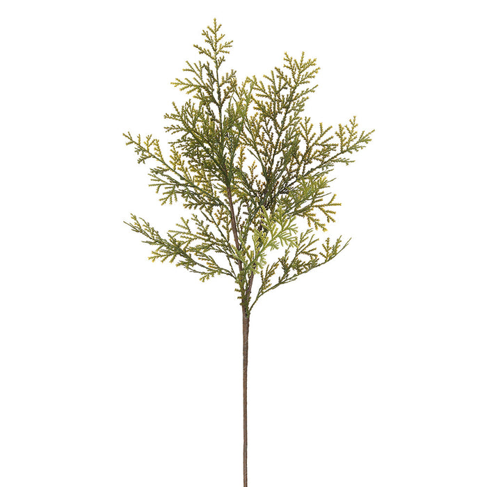 38" Cedar Artificial Stem -Green (Pack of 12) - YSC009-GR