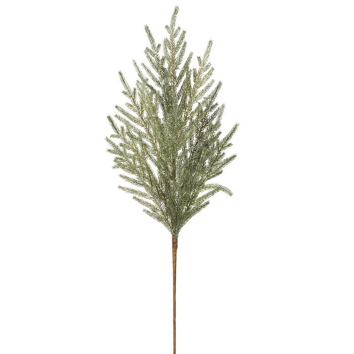 36" Artificial Cypress Pine Stem -Green/Gray (Pack of 12) - YSC111-GR/GY