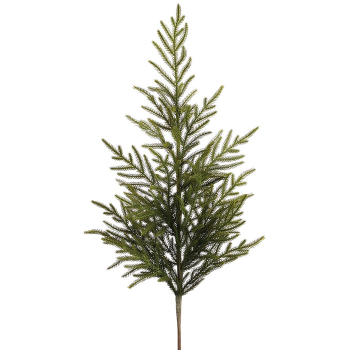 32" Cypress Artificial Tree Branch Stem -Green (Pack of 6) - YSC120-GR