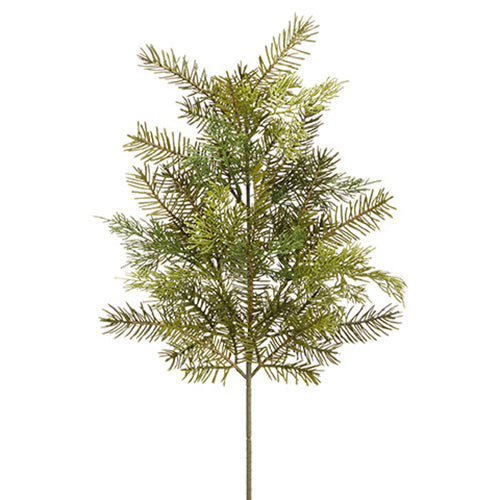26" Cedar & Pine Artificial Stem -2 Tone Green (Pack of 12) - YSC154-GR/TT
