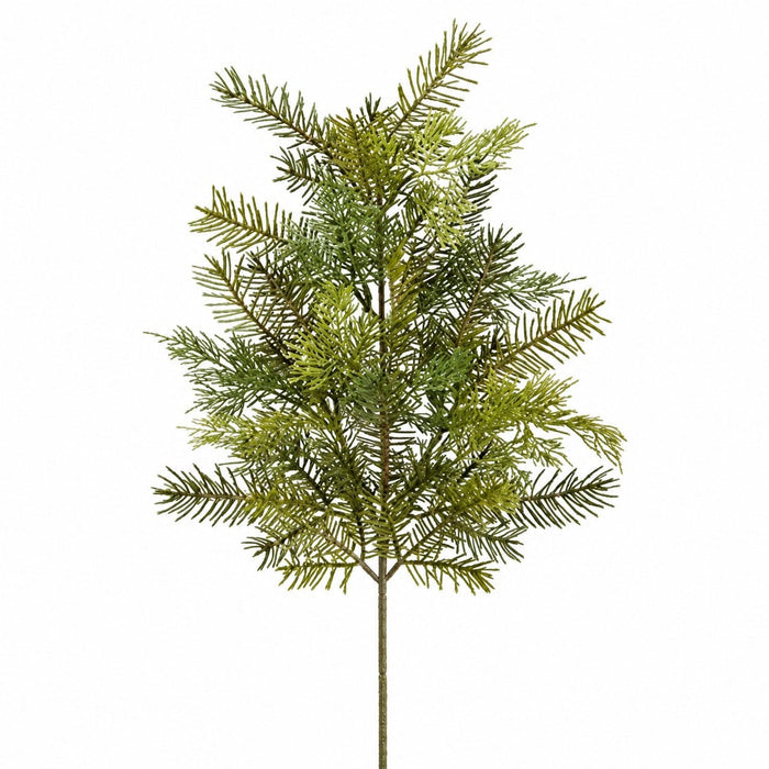 26" Cedar & Pine Artificial Stem -2 Tone Green (Pack of 12) - YSC154-GR/TT