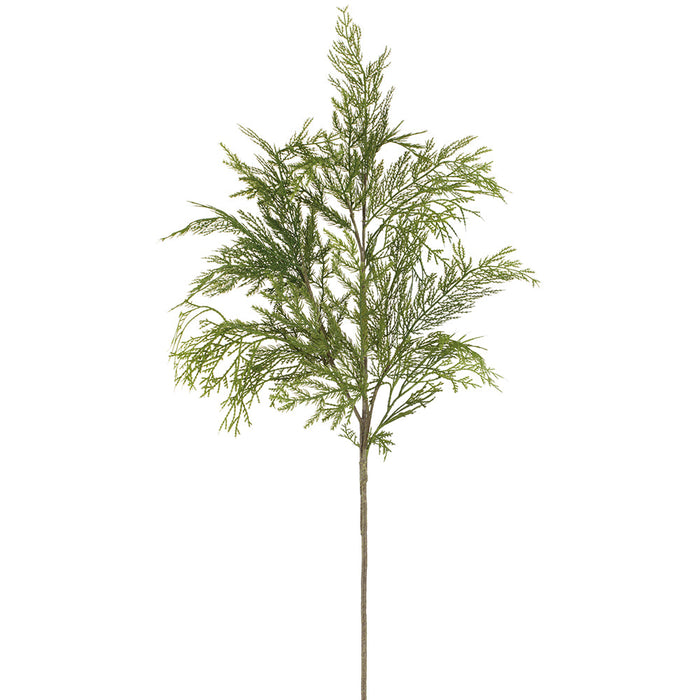 40" Artificial Deluxe Mixed Cedar Stem -Green (Pack of 6) - YSC769-GR