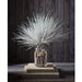 18" Artificial Snowy Long Needle Pine Stem -Snow (Pack of 36) - YSD522-SN