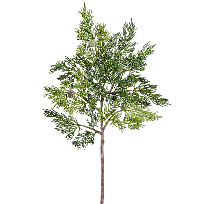 17" Artificial Juniper Stem -Green (Pack of 12) - YSJ492-GR