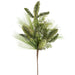 28" Long Needle Pine & Pinecone Artificial Stem -Green (Pack of 6) - YSN013-GR