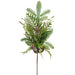 28" Artificial Pinecone & Mixed Pine Stem -Green/Brown (Pack of 6) - YSN014-GR/BR