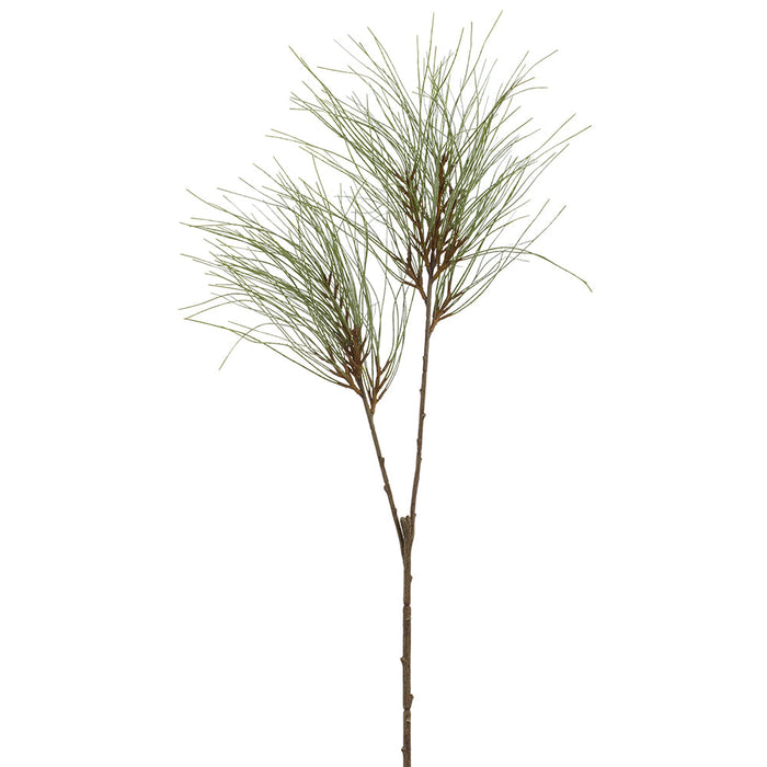28" Artificial Long Needle Pine Stem -Green (Pack of 24) - YSN611-GR