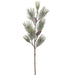 38" Frosted Artificial Needle Pine & Pinecone Stem -Green (Pack of 6) - YSP018-GR
