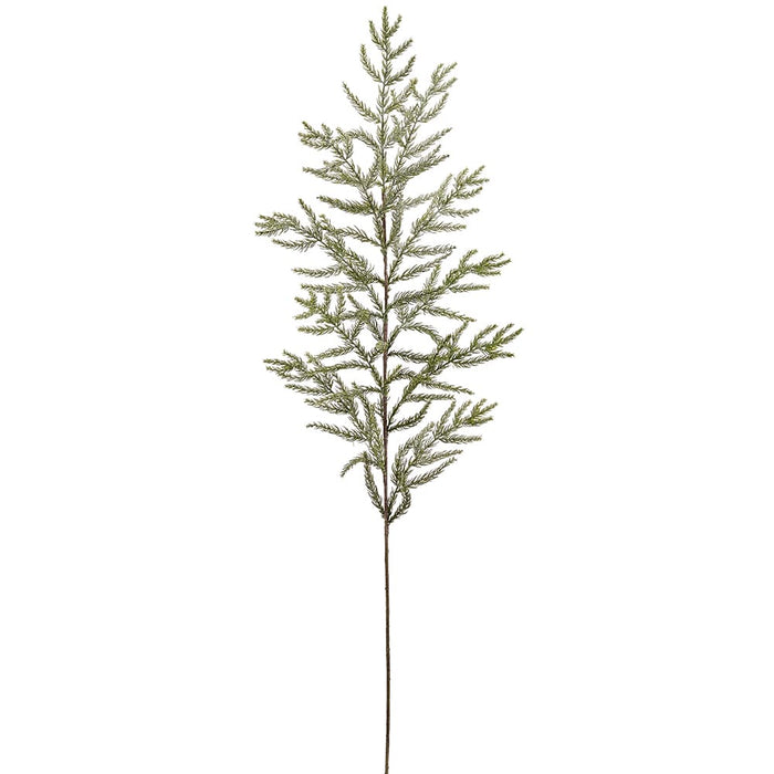 46" Iced Pine Artificial Stem -Green/Gray (Pack of 12) - YSP055-GR/GY
