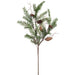 41" Artificial Pine & Pinecone Stem -Green/Brown (Pack of 6) - YSP152-GR/BR