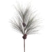 34" Long Needle Pine & Pinecone Artificial Stem -Green/Gray (Pack of 6) - YSP170-GR/GY