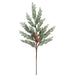 29" Artificial Pine & Pinecone Stem -Green/Gray (pack of 12) - YSP260-GR/GY