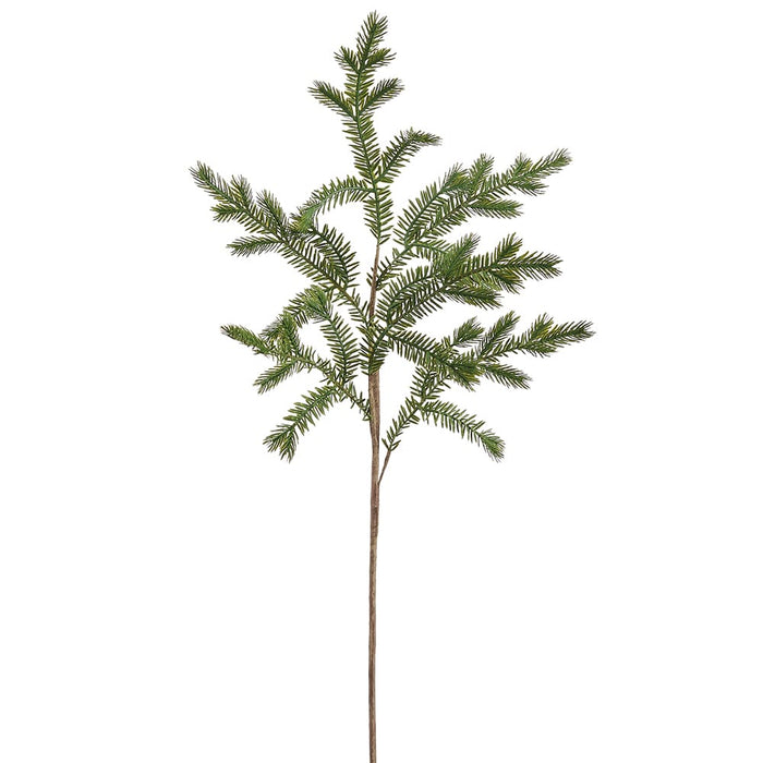34" Spruce Pine Artificial Stem -Green (Pack of 12) - YSP277-GR
