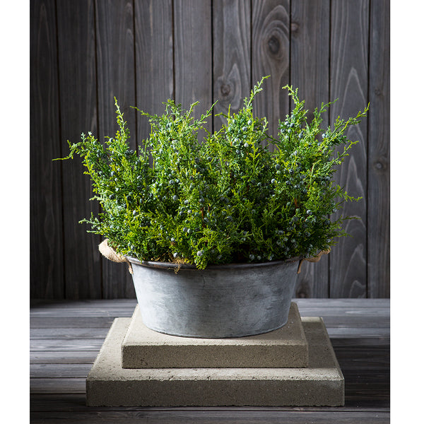 18" Artificial Juniper & Berry Stem -Green (Pack of 24) - YSP536-GR