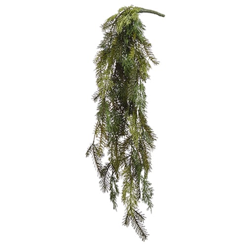 38 Hanging Mixed Pine Artificial Stem -Green