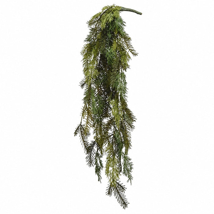 38" Hanging Mixed Pine Artificial Stem -Green (Pack of 6) - YSP817-GR