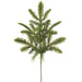 28" PE Soft-Touch Mixed Pine & Juniper Artificial Stem Pick -Green (Pack of 6) - YSX003-GR