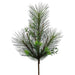 30" Artificial Pine & Twig Stem -Green (pack of 6) - YSX062-GR
