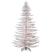 11'Hx74"W Flocked Garden Pine Artificial Christmas Tree, LED Pre-Lit -Snow - YT7251-SN
