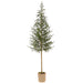 57" Artificial Cypress Topiary Tree w/Mgo Pot -Green (Pack of 2) - YTP069-GR