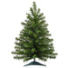 24"Hx16"W Balsam Pine Artificial Christmas Tree w/Stand -Green (pack of 12) - YTP152-GR