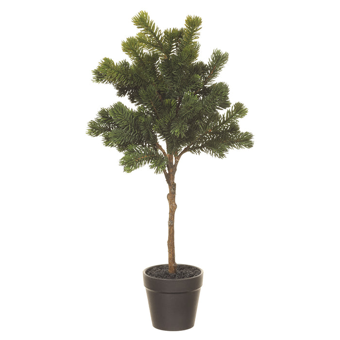 18" Artificial Pine Tree w/Pot -Green (Pack of 6) - YTP569-GR