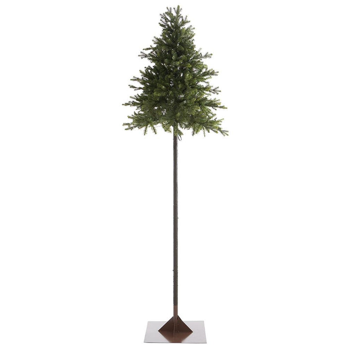 10'Hx40"W Mountain Fir Artificial Tree, Pre-Lit -Green - YTQ610-GR