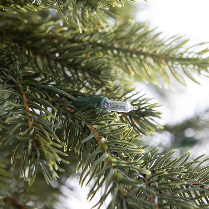 10'Hx40"W Mountain Fir Artificial Tree, Pre-Lit -Green - YTQ610-GR