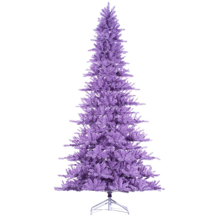 11'Hx74"W Tinsel Artificial Christmas Tree, LED Pre-Lit -Lavender - YTT331-LV