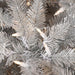 7'6"Hx54"W Tinsel Artificial Christmas Tree, LED Pre-Lit -Silver/Champagne - YTTN76-CN/LD
