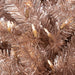 7'6"Hx54"W Tinsel Artificial Christmas Tree, LED Pre-Lit -Rose Gold - YTTN76-RG/LD