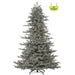 10'Hx83"W PE Gray Spruce Rice LED-Lighted Artificial Christmas Tree w/Stand -Gray - YTU740-GY