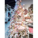 9'Hx76"W White Noble Artificial Christmas Tree, Micro LED Pre-Lit -White - YTW079-WH