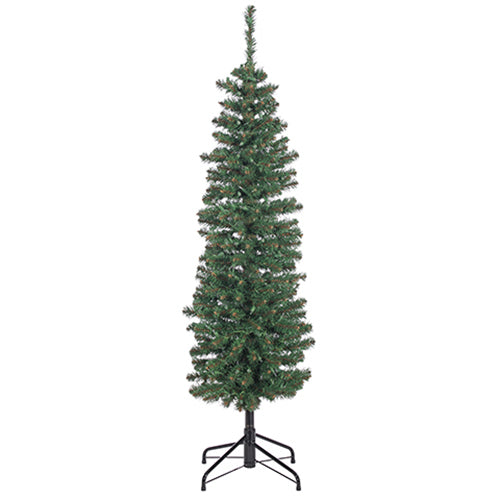 5'Hx16"W Tower Pencil Pine Artificial Christmas Tree w/Stand -Green - YTW205-GR