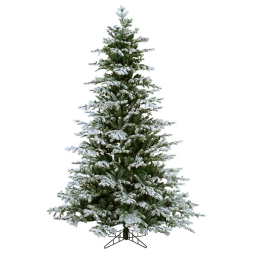 7'6"Hx61"W Snowy Norway Spruce Artificial Christmas Tree w/Stand -Snow - YTW607-SN