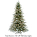 12'Hx82"W Snowy Norway Spruce Lighted Artificial Christmas Tree w/Stand -Snow - YTW622-SN
