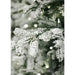 7'6"Hx61"W Snowy Norway Spruce Lighted Artificial Christmas Tree w/Stand -Snow - YTW617-SN