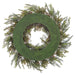 24" Artificial Mixed Cedar & Pine Wreath -Green - YW1000-GR
