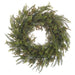24" Artificial Mixed Cedar & Pine Wreath -Green - YW1000-GR