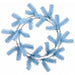 24" Artificial Pine Work Wreath -Baby Blue (Pack of 12) - YW2024-BL/BY