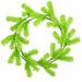 24" Artificial Pine Work Wreath -Lime Green (Pack of 12) - YW2024-LM/GR