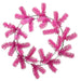 24" Artificial Pine Work Hanging Wreath -Hot Pink (pack of 12) - YW2024-PK/HT