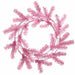 24" Artificial Pine Work Wreath -Pink (Pack of 12) - YW2024-PK