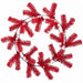 24" Artificial Pine Work Wreath -Red (Pack of 12) - YW2024-RE