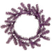 24" Artificial Pine Work Hanging Wreath -Violet (pack of 12) - YW2024-VI
