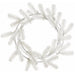 24" Artificial Pine Work Wreath -White (Pack of 12) - YW2024-WH/WH