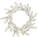 24" Artificial Pine Work Hanging Wreath -White (pack of 12) - YW2024-WH/WH
