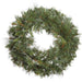 18" Artificial Augusta Pine Hanging Wreath -Green (pack of 12) - YWA233-GR