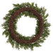 24" Juniper Artificial Wreath -Green - YWC002-GR